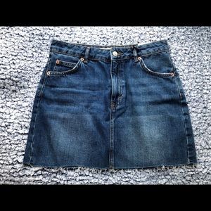 NWT - Topshop Denim Skirt - Blue